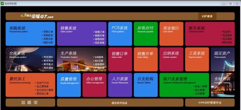 进销存财务erp供应链仓库生产管理软件
速达G7ERP工业单机网络版本（商贸亦可使用） - 图片 3